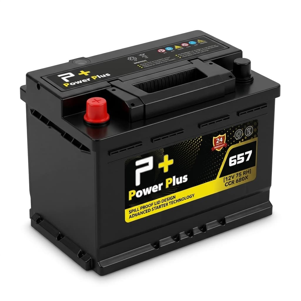 Power Plus 657 - Power Plus Car Battery (72Ah)