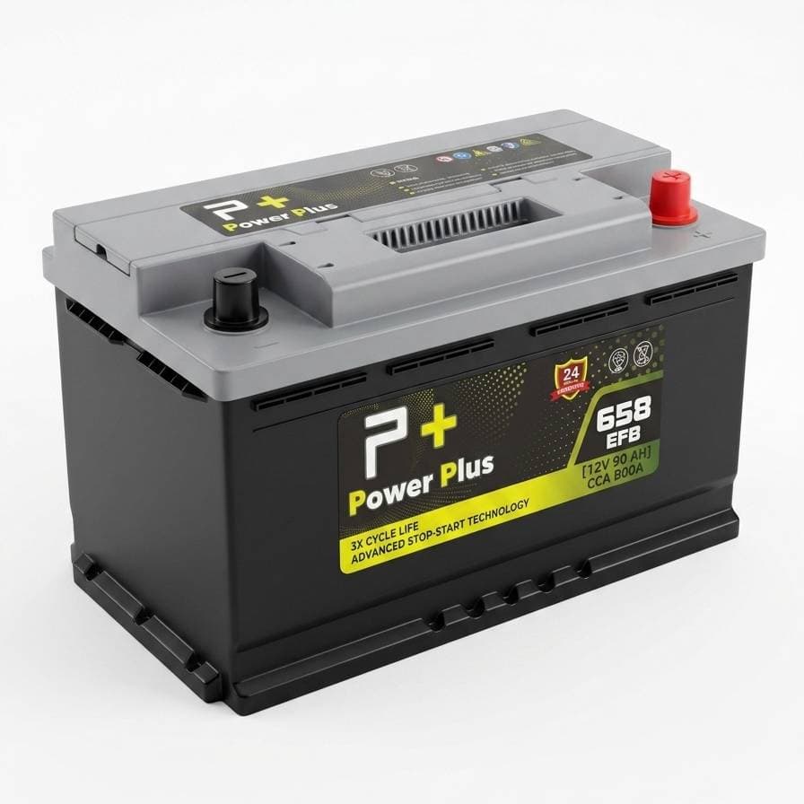 Power Plus 658 EFB - Power Plus EFB Battery (90Ah)