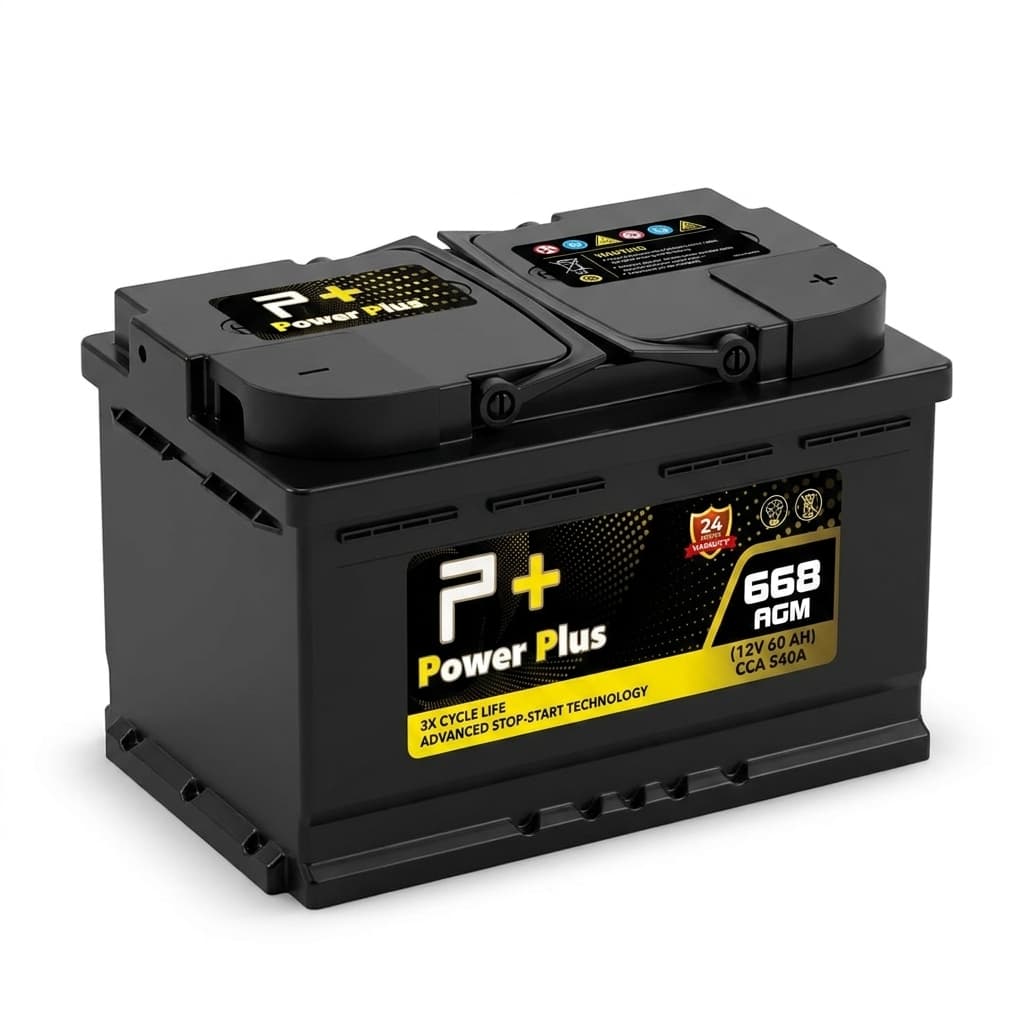 Power Plus 668 AGM - Power Plus AGM Battery (80Ah)